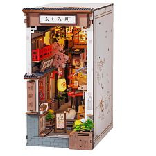 Rolife DIY Book Nook Shelf Insert  (Bookend) - Sakura Wine Alley