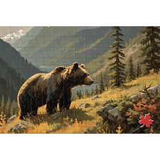 Mini Travel Puzzle - Roaming Grizzly Bear (PeakTime 720535800349) photo