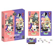 Jigsaw Duel - Pet Pride: Cats vs Dogs - 2 Competitive Puzzles (Ridley's Games 0810073341357) photo