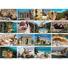 Vacation Cats - 1500 Piece Jigsaw Puzzle