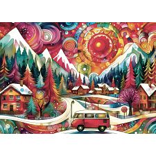 Mountains Meet Motion - 1000 Piece Jigsaw Puzzle
