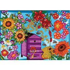 To Bee or Not TBuzz into a worldo Bee - 1000 Piece Jigsaw Puzzle (731093611056) photo
