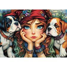 True Companions Nearby - 1000 Piece Jigsaw Puzzle