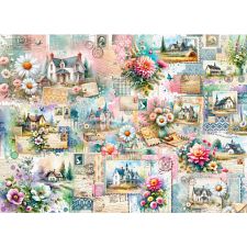 Country Bliss Letters - 1000 Piece Jigsaw Puzzle (Delfy Art 658606876101) photo