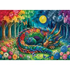 Moonlit Dragon Dreams - 1000 Piece Jigsaw Puzzle