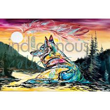 Lone Wolf - 1000 Piece Jigsaw Puzzle (Canadian Art Prints 772665433584) photo