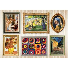 Connecting Pieces: Fine Art Gallery Wall - 48 Piece Puzzle