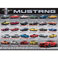Ford Mustang: Evolution - 1000 Piece Jigsaw Puzzle