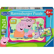 Peppa Pig: New Adventures - 2 x 24 Piece Puzzles