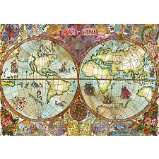 World Atlas Map - 1000 Piece Jigsaw Puzzle (Trefl 061152816901) photo