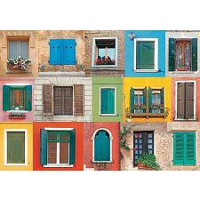 Through The Windows - 1000 Piece Jigsaw Puzzle in Square Box (Trefl 061152650406) photo