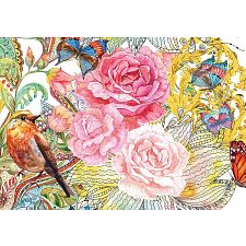 Fancy Blossoms - 1000 Piece Jigsaw Puzzle (Trefl 061152816703) photo