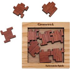 Geometrick - Wooden Packing Puzzle (Siebenstein-Spiele 779090739670) photo