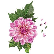I AM Dahlia- Shaped Jigsaw Puzzle (Madd Capp Games 051497283063) photo