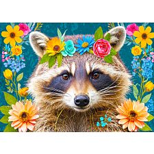 Floral Racoon
