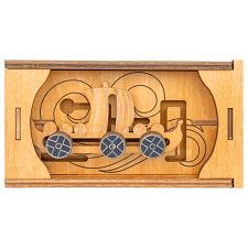 Nordic Longship - Wooden Secret Puzzle Gift Box (Project Genius 850051868933) photo