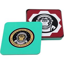 Astronaughty Monkeys - Tray Packing Puzzle (Two Brass Monkeys 779090739861) photo