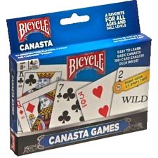 Canasta Games - Bicycle Playing Cards (Poker Size) (073854017630) photo
