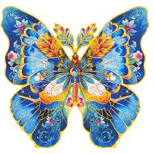Rowood: Morpho Helena - 200 Piece Shaped Wooden Jigsaw Puzzle (6946785123616) photo