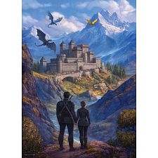 Fourth Wing: Violet & Xaden - 1000 Piece Jigsaw Puzzle (Eurographics 628136662512) photo