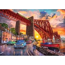Forth Bridge at Sunset - 1000 Piece Jigsaw Puzzle (Ravensburger 4005555001256) photo