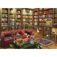 The Reading Room - 1000 Piece Jigsaw Puzzle (Ravensburger 4005555003298) photo