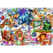 Winter Frost - 500 Piece Large Format Jigsaw Puzzle (Ravensburger 4005555020363) photo
