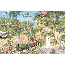 Jan van Haasteren Comic Puzzle - The Golf Course (Jumbo International 8721017603429) photo