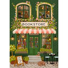 Emerald Bookstore - 1000 Piece Jigsaw Puzzle (628774337162) photo