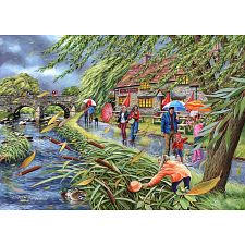 Wind at the Willows - 1000 Piece Jigsaw Puzzle (5060002006566) photo