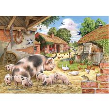 Poppy's Piglets - BIG 500 Piece Jigsaw Puzzle (5060002003534) photo
