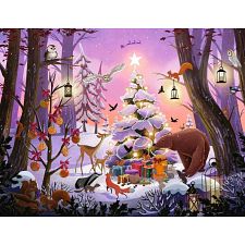 A Woodland Christmas - 2000 Piece Jigsaw Puzzle (Ravensburger 4005555014171) photo