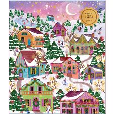 Snowcap Village - 1000 Piece Jigsaw Puzzle (Galison 9780735386082) photo
