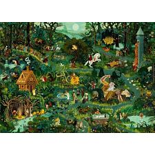 The World of Grimms' Fairy Tales - Seek and Find Jigsaw Puzzle (Laurence King 9781399629621) photo