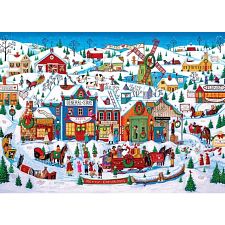 Holiday in Harmony Hills - 1000 Piece Jigsaw Puzzle (705988726415) photo