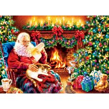 Christmas Dreams - 500 Piece Glitter Jigsaw Puzzle (705988317385) photo