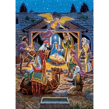 Holy Night - 500 Piece Glitter Jigsaw Puzzle (705988315855) photo