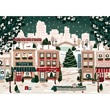 Small Town Holiday - 500 Piece Jigsaw Puzzle (628774337452) photo