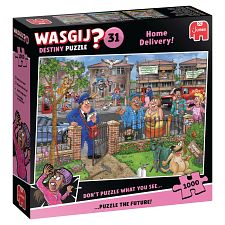 Wasgij Destiny #31: Home Delivery!  - 1000 Piece Jigsaw Puzzle (Jumbo International 8721017607731) photo