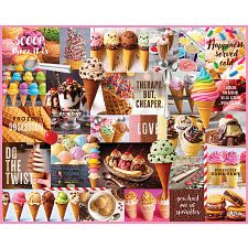 I Love Ice Cream - 1000 Piece Jigsaw Puzzle (724819270552) photo