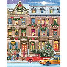 Christmas in the City - 1000 Piece Jigsaw Puzzle (724819266456) photo