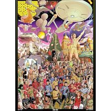 Star Trek Collage - 1000 Piece Jigsaw Puzzle (Aquarius 840391157934) photo