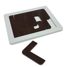 Black - Acrylic Packing Puzzle (Acazu 779090740300) photo