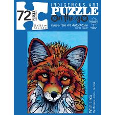 What a Fox - 72 Piece On-the-Go Jigsaw Puzzle (Canadian Art Prints 772665480069) photo