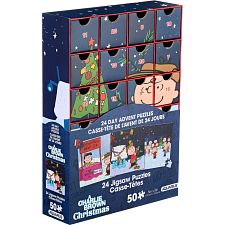 Advent Calendar -Peanuts: A Charlie Brown Christmas - 24 Puzzles (Aquarius 840391199705) photo