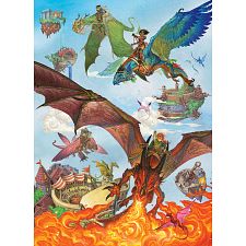Dragon Flight - 350 Piece Family Pieces Puzzle (Cobble Hill 625012546362) photo