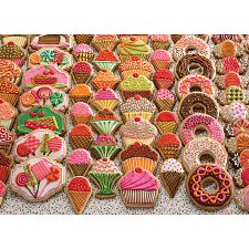 Sweet Treats - 350 Piece Family Pieces Jigsaw Puzzle (Cobble Hill 625012546317) photo