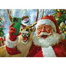 Selfie With Santa - 300 Large-Piece Jigsaw Puzzle (Eurographics 628136560801) photo