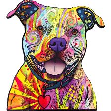 Dean Russo: Pitbull - 131 Piece Wooden Jigsaw Puzzle (Aquarius 840391153332) photo