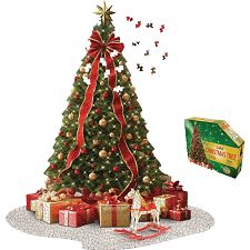 I AM Christmas Tree - 1000 Piece Shaped Jigsaw Puzzle (Madd Capp Games 051497444068) photo